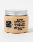 Gel exfoliant visage en pâte au grains d’argile et Miel - Maison Cooochia