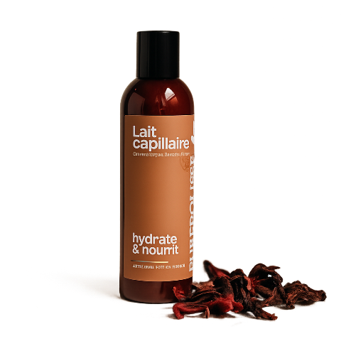Lait Capillaire hydratant Karité, mangue et Huila de ricin - Purepousse