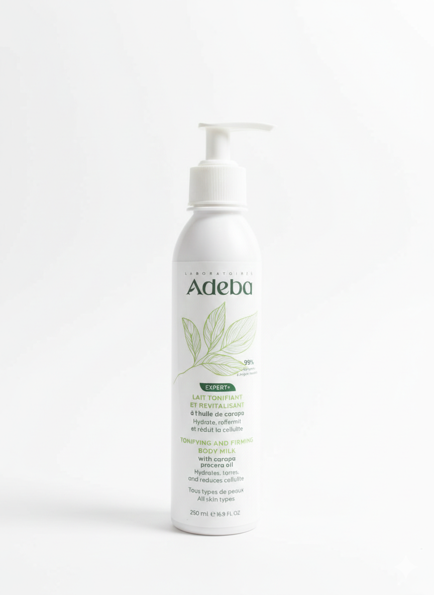 Lait Tonifiant et Revitalisant à l'huile de Carapa  -  Adeba Nature