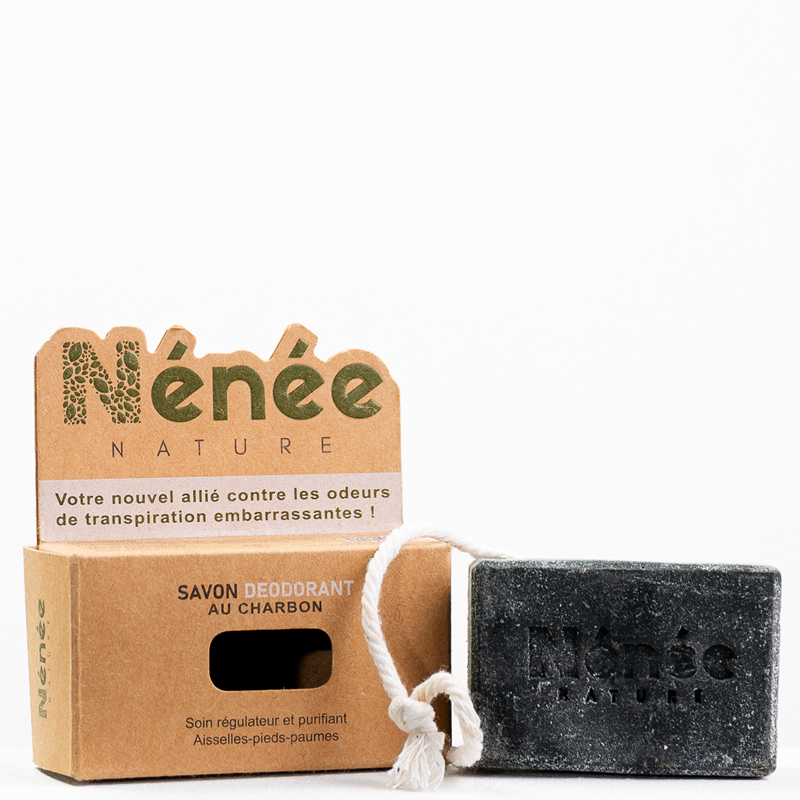 Savon Déodorant au Charbon Actif - Nénée Nature