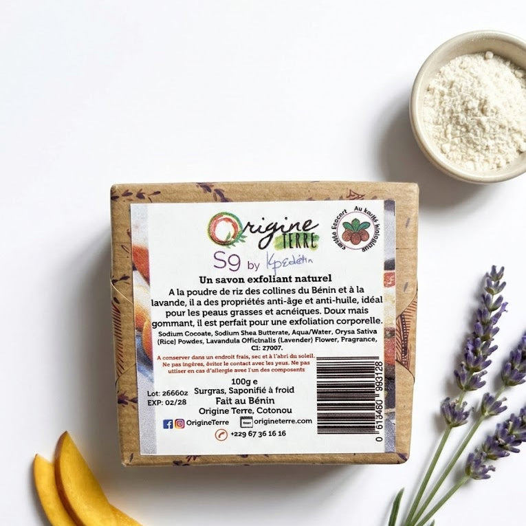 Savon Riz à la Lavande - Origine et terre